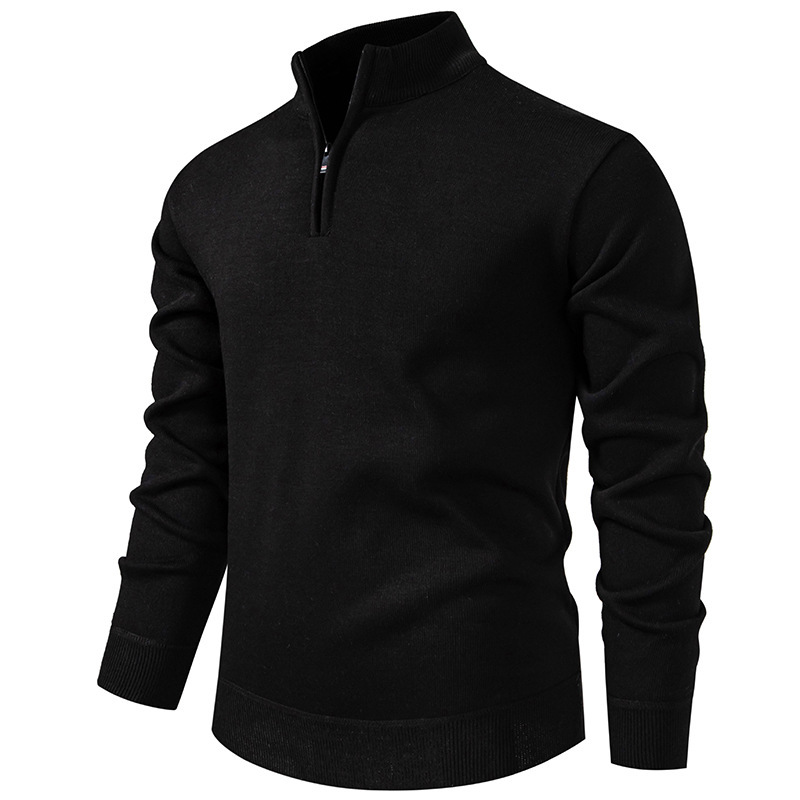 Men's Knitwear Top Half Zipper - Image 3