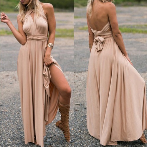 Women's Sexy Long Party Dress Club Floor-Length Summer Backless Bandage Maxi Dress Multiway Bridesmaids Boho Women Dress Vestidos - Image 10
