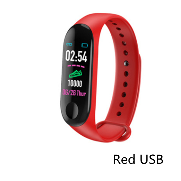 Compatible With , Smart Bracelet Heart Rate And Blood Pressure Exercise Meter Step Information Push Smart Reminder Color Bracelet - Image 8