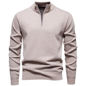 Men's Knitwear Top Half Zipper