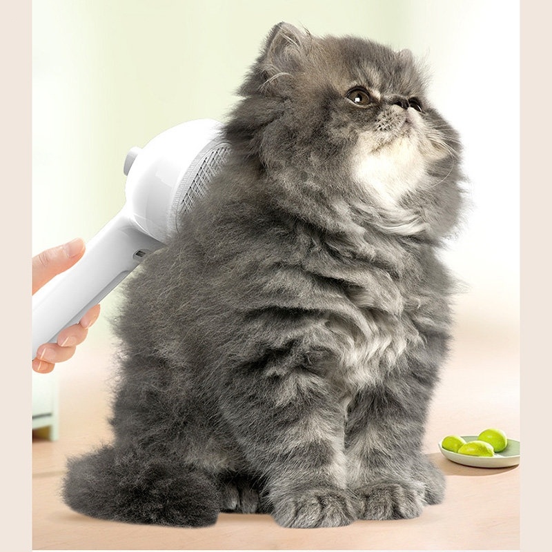 Pet Comb Self Cleaning Pets Hair Remover Brush For Dogs Grooming Tools Dematting Comb Built-in Mist Humidifier Pet Products - Image 7