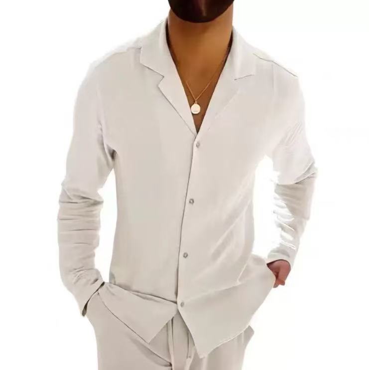 Men's Coat Button Cardigan Slim Lapel Sports Casual - Image 8