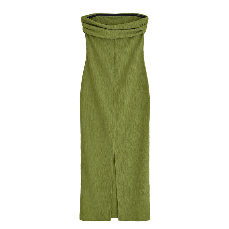 Tube Top Off-the-shoulder Midi Skirt Dress - Image 7