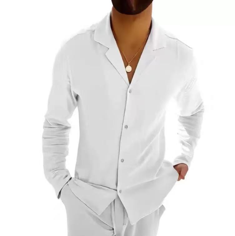 Men's Coat Button Cardigan Slim Lapel Sports Casual - Image 4