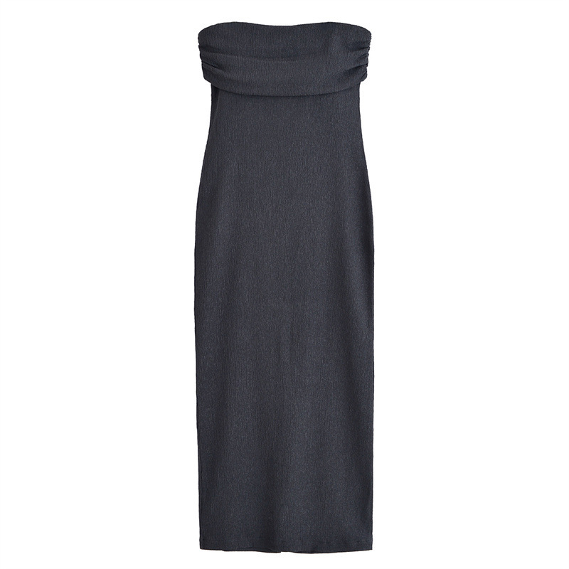 Tube Top Off-the-shoulder Midi Skirt Dress - Image 4