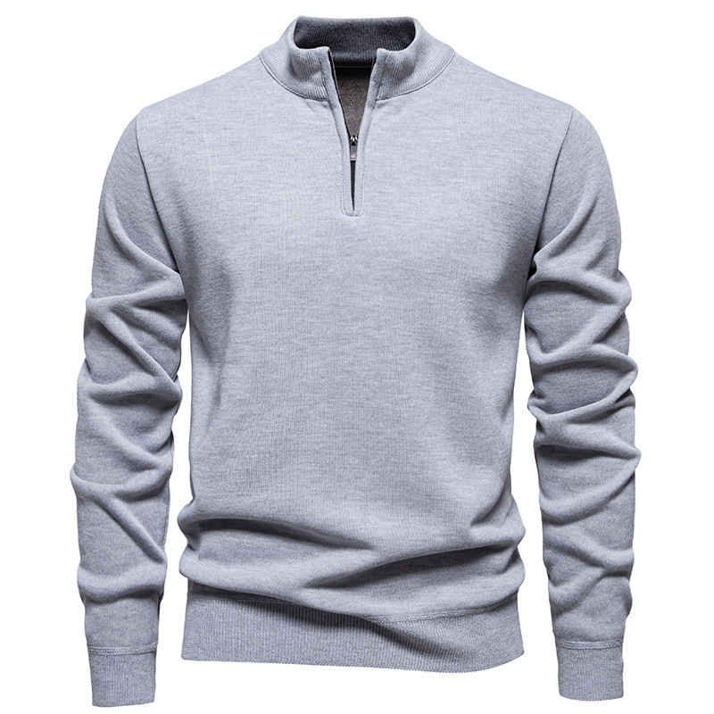 Men's Knitwear Top Half Zipper - Image 7