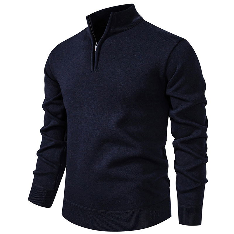 Men's Knitwear Top Half Zipper - Image 6