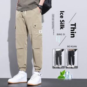 Loose Tappered Harem Pants Fashion Brand Handsome Quick-drying