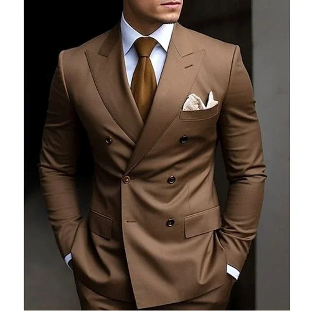 Suit Men's Two-piece Suit Business Best Man Leisure - Image 4